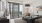 an office with a city view