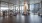 a large room with exercise equipment
