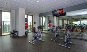 Cardio Equipment of the Fitness Gym of the Atlantic House Apartments in Midtown Atlanta