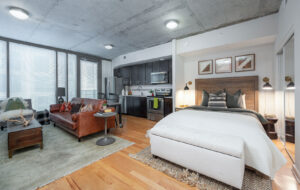Elegant Studio Home at Atlantic House Luxury High Rise Apartments in Midtown Atlanta